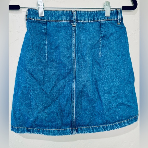 Divided Denim Skirt Back To School Mini Jean Skirt Size 4 / X SMALL NEW! - Picture 3 of 16